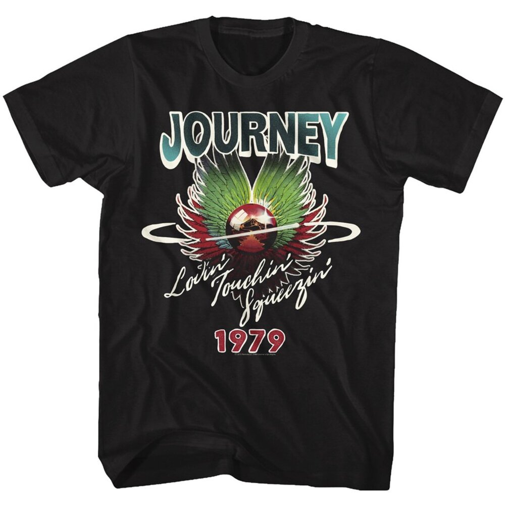 Journey Lovin Touchin Squeezin Vintage Rock Music Graphic Shirt 98